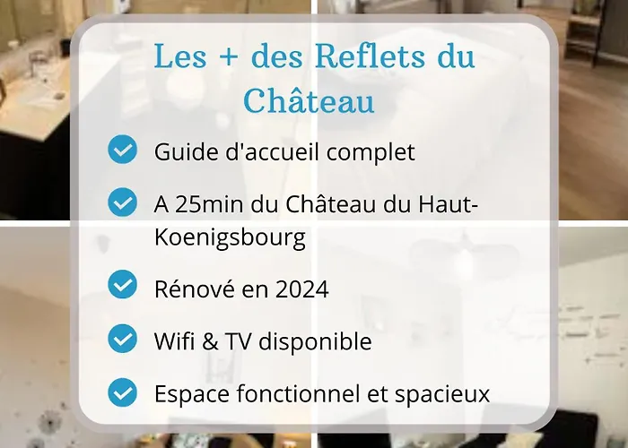 Les Reflets Du Chateau - Parking Gratuit - Cosy & Moderne - Route Des Vins *