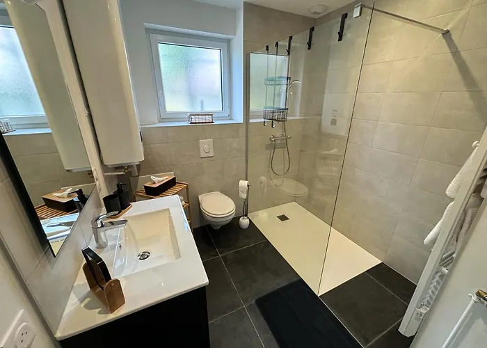 Les Reflets Du Chateau - Parking Gratuit - Cosy & Moderne - Route Des Vins Apartment Thanville