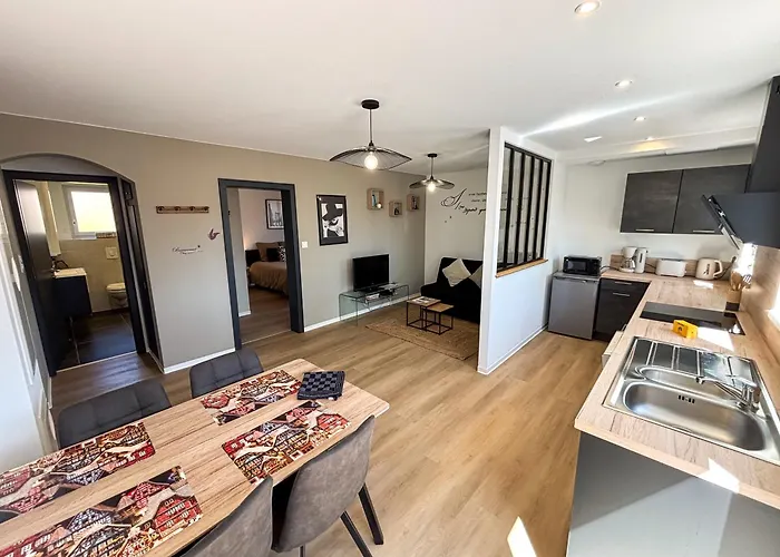 Les Reflets Du Chateau - Parking Gratuit - Cosy & Moderne - Route Des Vins Apartment *